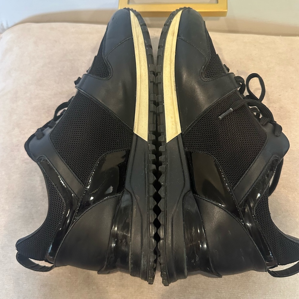 Louis Vuitton Black and Brown Monogram Sneaker - Picture 3 of 11